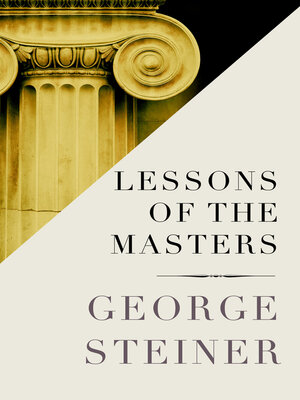 cover image of Lessons of the Masters